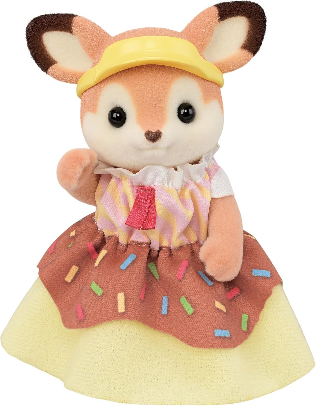 Sylvanian Families - 5808 Donutwagen mit Figur, Spielset mit Tierfigur, samtige Tierfiguren, Spielze