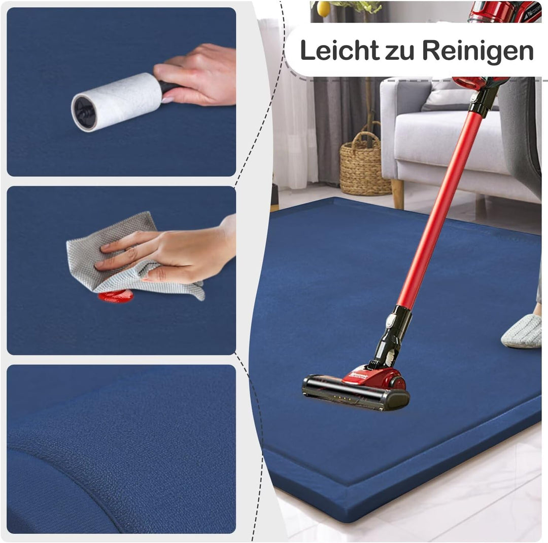Verdickung Korallen Samt Teppich Kinder Krabbeldecke Weiche Tatami Teppiche Kinder rutschfeste Vergr