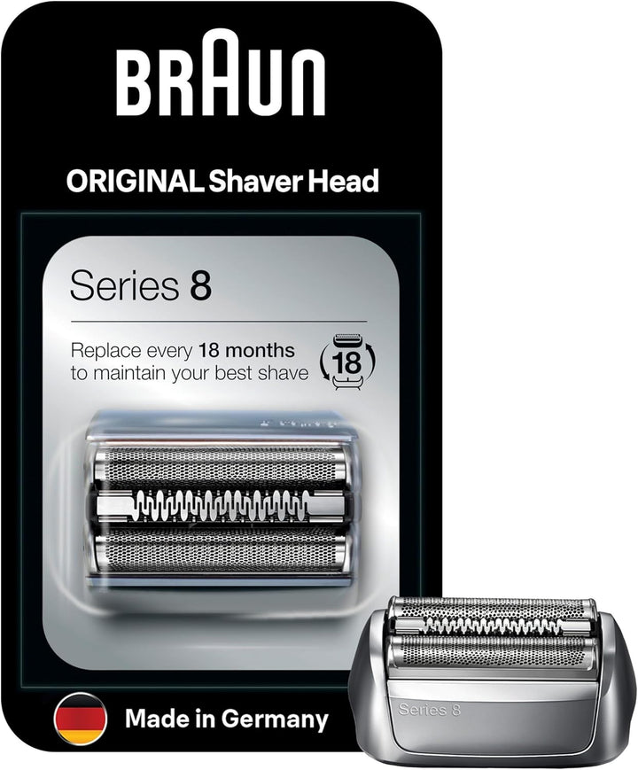 Braun Series 8 Scherkopf, Elektrorasierer, Ersatzscherteil kompatibel mit Rasierer Herren Series 8,