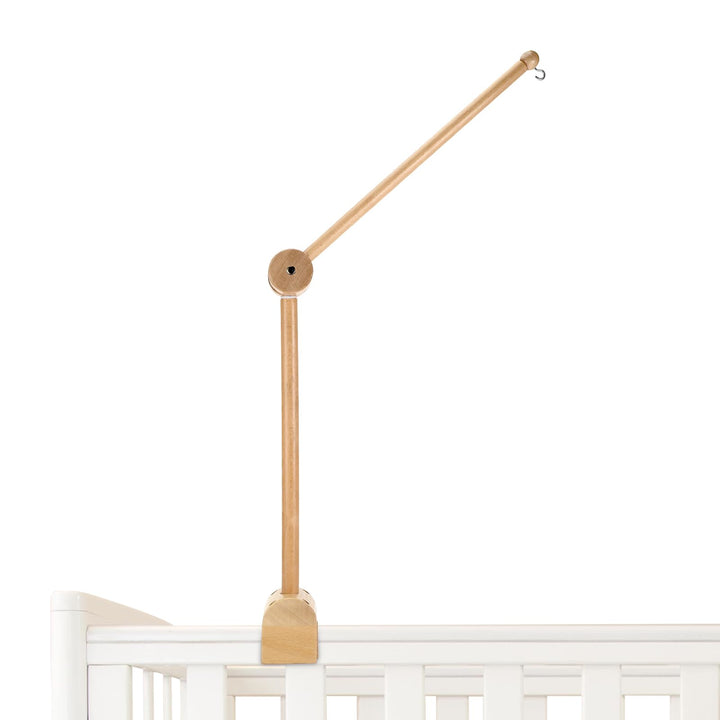 Mobile Halterung für Babybett，Kinderzimmer-Dekoration Baby Mobile Ständer aus Holz,für Aufhängung Wi