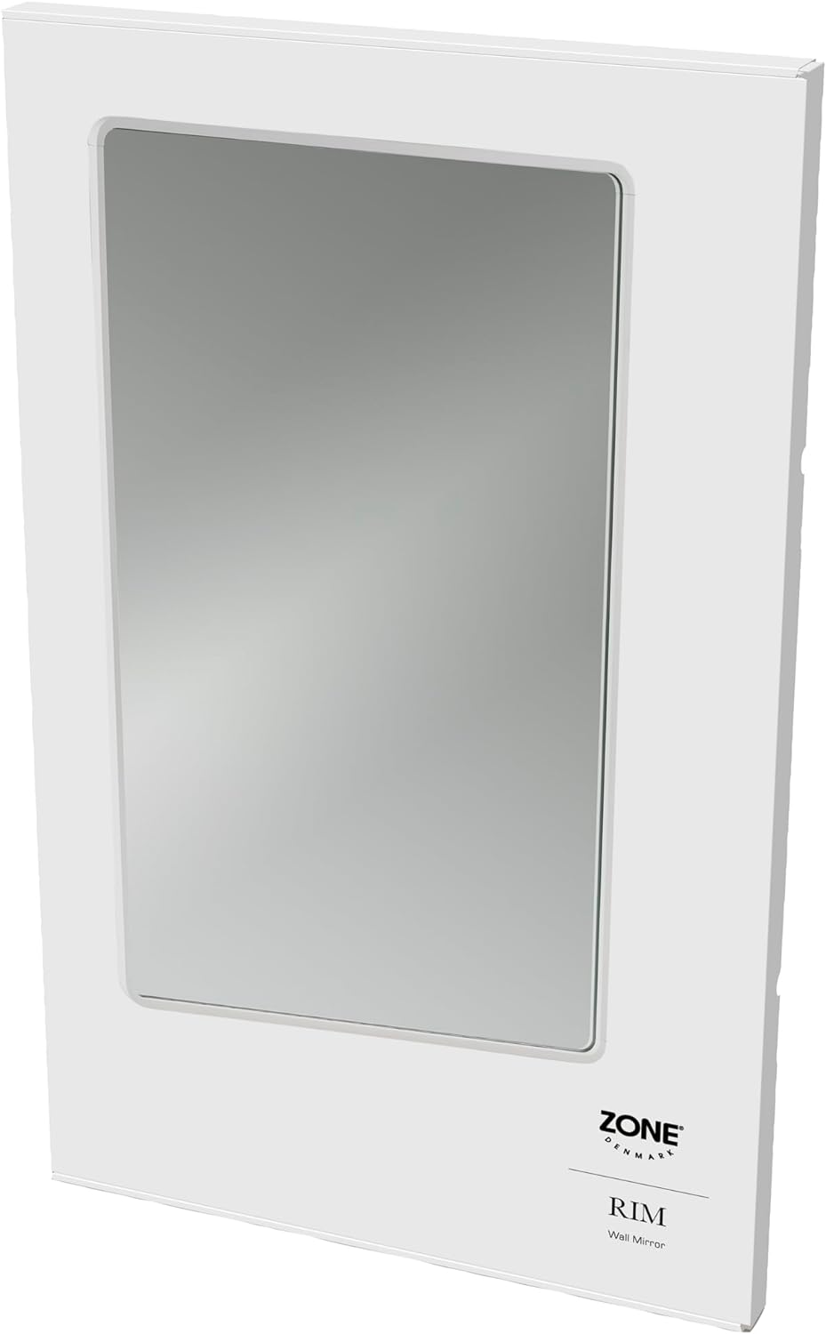 Zone Denmark Rim Wandspiegel, 70 x 44 x 2,5 cm, Weiss, Weiss