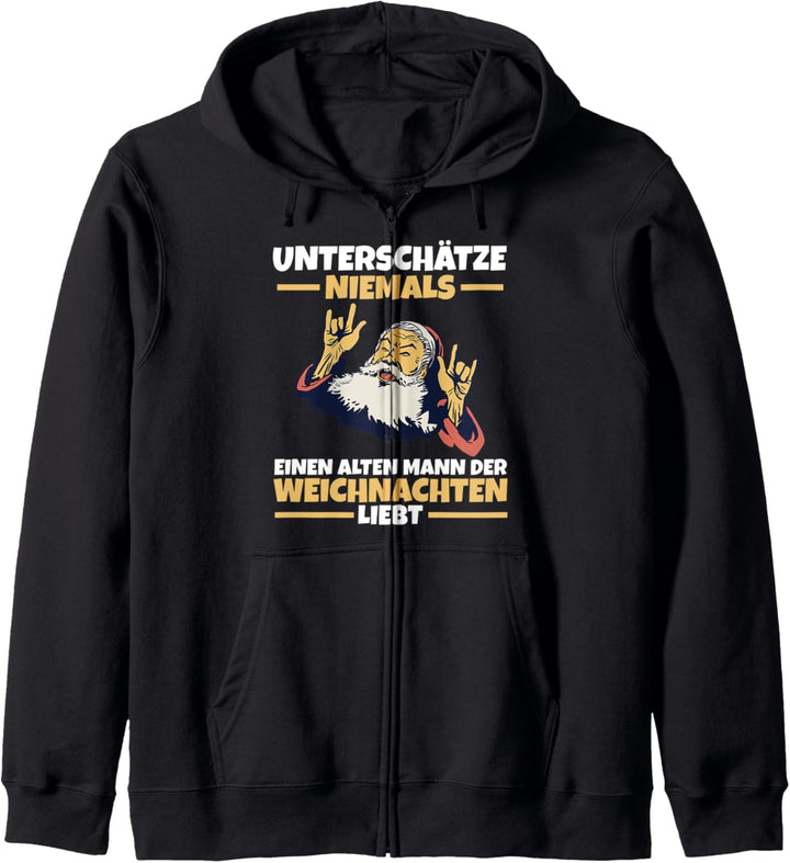 Weihnachtsmann Weihnachtsfeier Weihnachten Kapuzenjacke