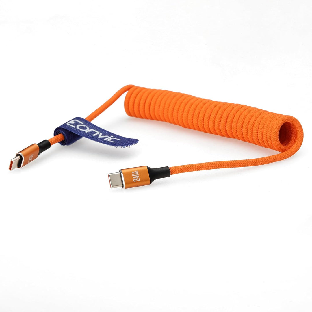Haiwei Mate 60 Pro Switch USB C auf USB C, 240 W USB C auf USB C, schnelles Laden, geflochtenes Spir