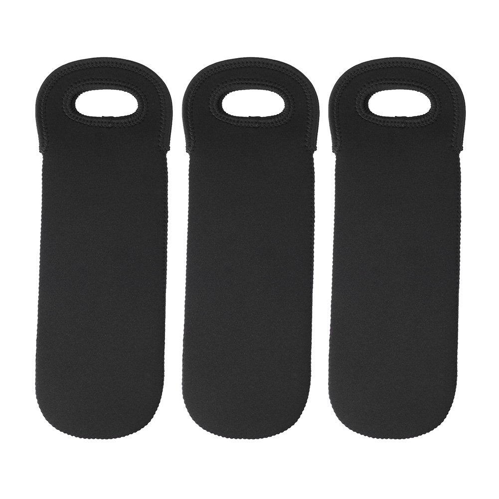 3 Stück Neopren Schutzhülle Isolierte Hüllen Reisetaschen für Wein Bierflaschen Getränke Sport Trink