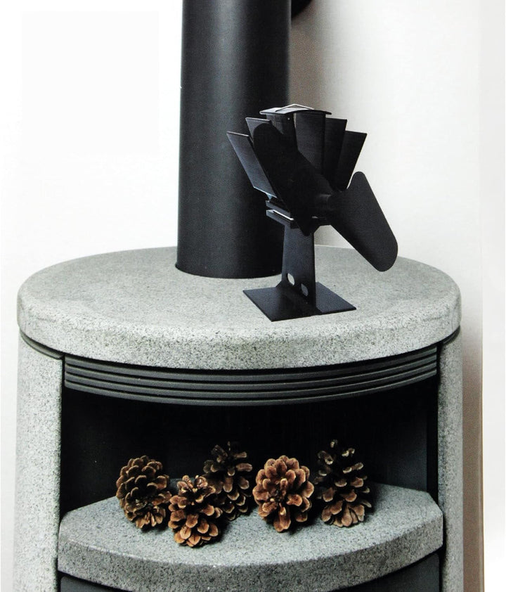 Ofenventilator "Ohne Strom" Ofen Fan, Schneller Automatikstart ab 50°C - wärmebetriebener Ventilator