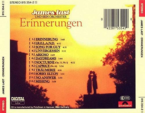 Erinnerungen, Audio-CD