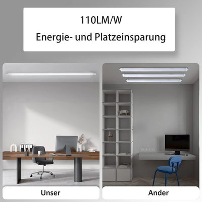 CBJKTX Feuchtraumleuchte LED 120CM Werkstattlampe - 36W 3960LM Deckenlampe IP65 Wasserfest Kellerlam