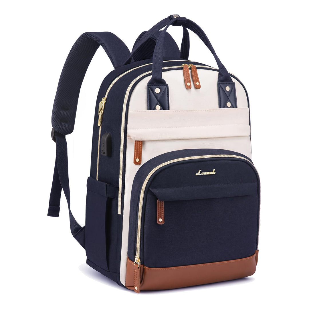 LOVEVOOK Rucksack Damen Laptop Rucksack 17 Zoll Schulrucksack Mädchen Teenager Wasserdicht Schultasc