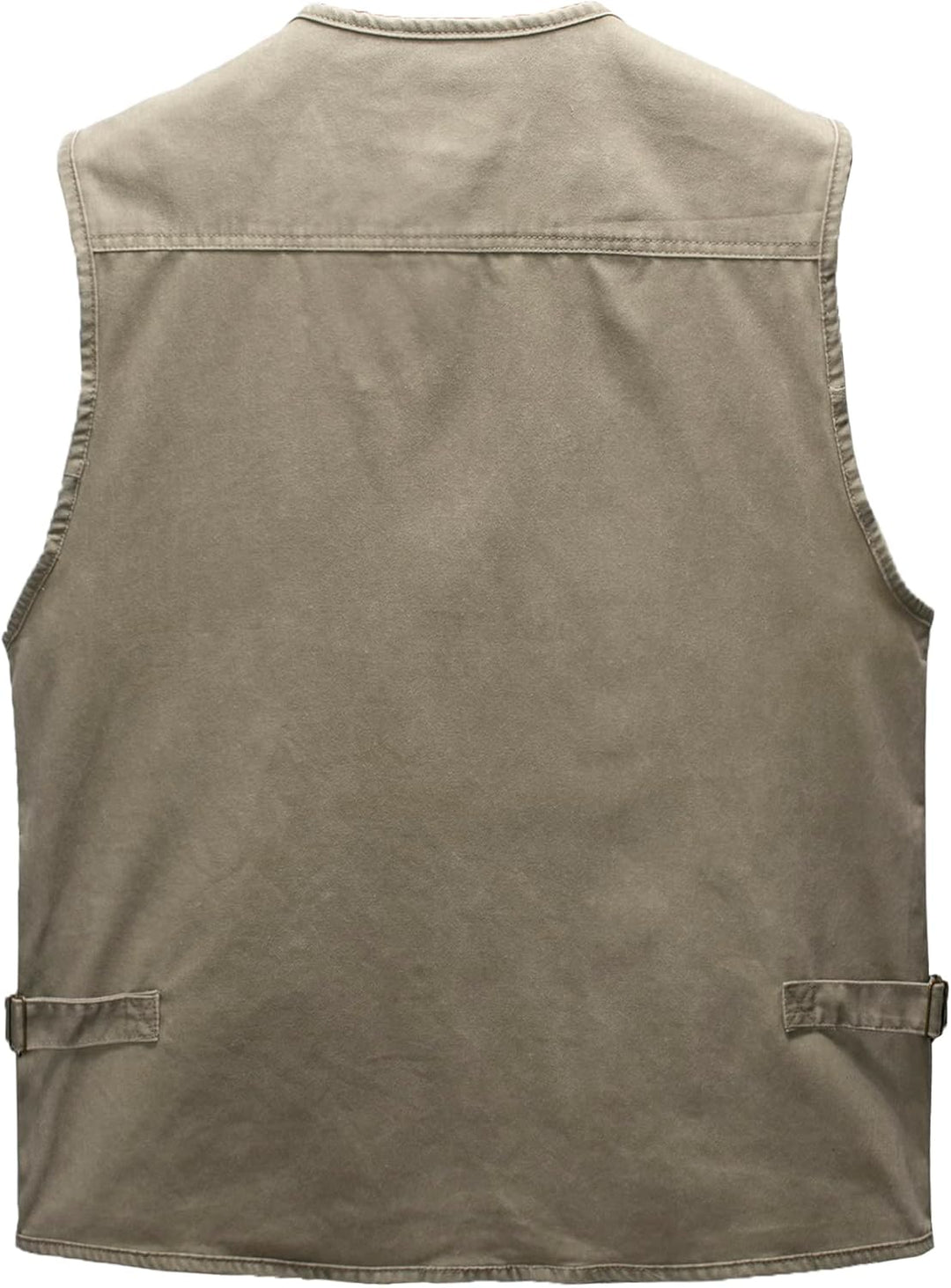 Oralidera Herren Outdoor Weste Freizeit Jacke Leicht Safari Weste mit Reissverschluss Jagd und Angle
