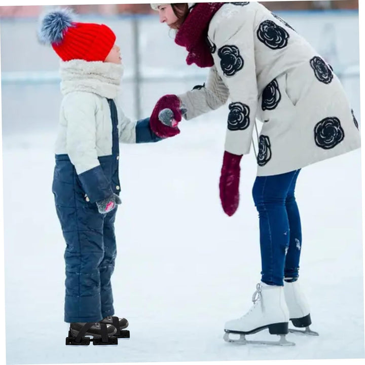 Schlittschuhe Für Kleinkinder 6,7–8,5 Zoll Verstellbare Schlittschuhe Langlebige Doppelläufer-Schlit