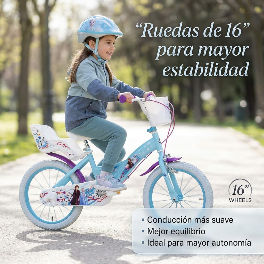 TOIMSA Fahrrad 16" Frozen Huffy 5/8 Jahre