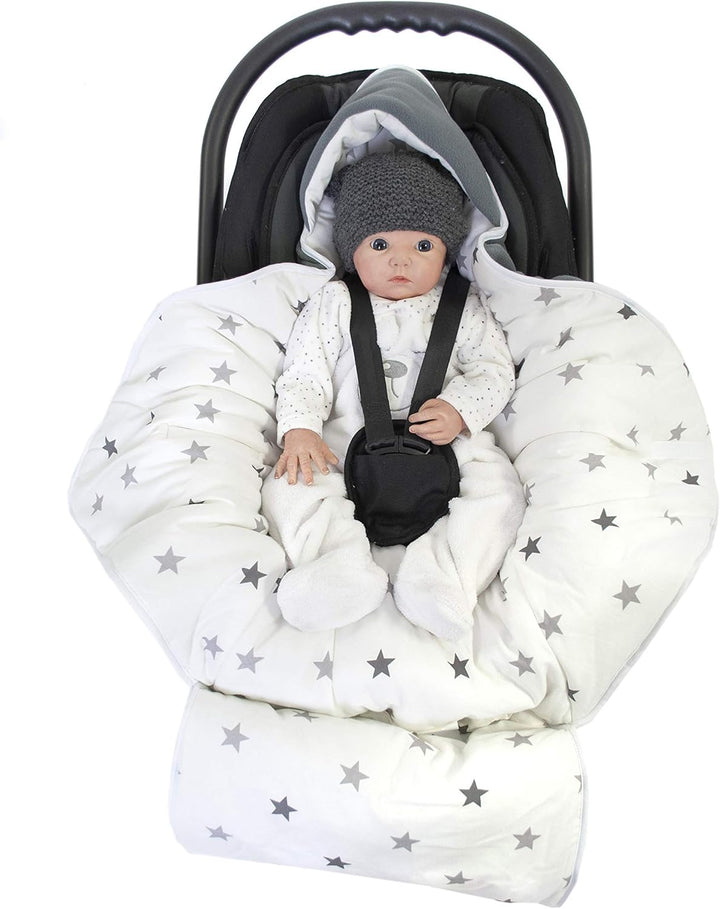 HOBEA-Germany Fusssack Einschlagdecke für die Babyschale Babyschalenfusssack Kinderwagenfusssack Win