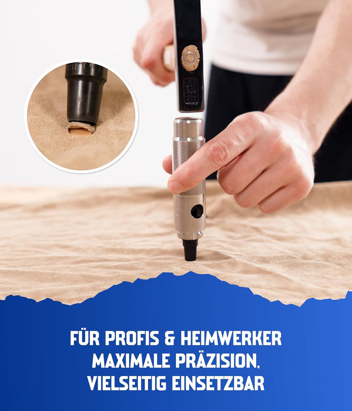 Paffrath Satz koppelbare Lochstanzer, Durchmesser 3-20 mm, 0800320