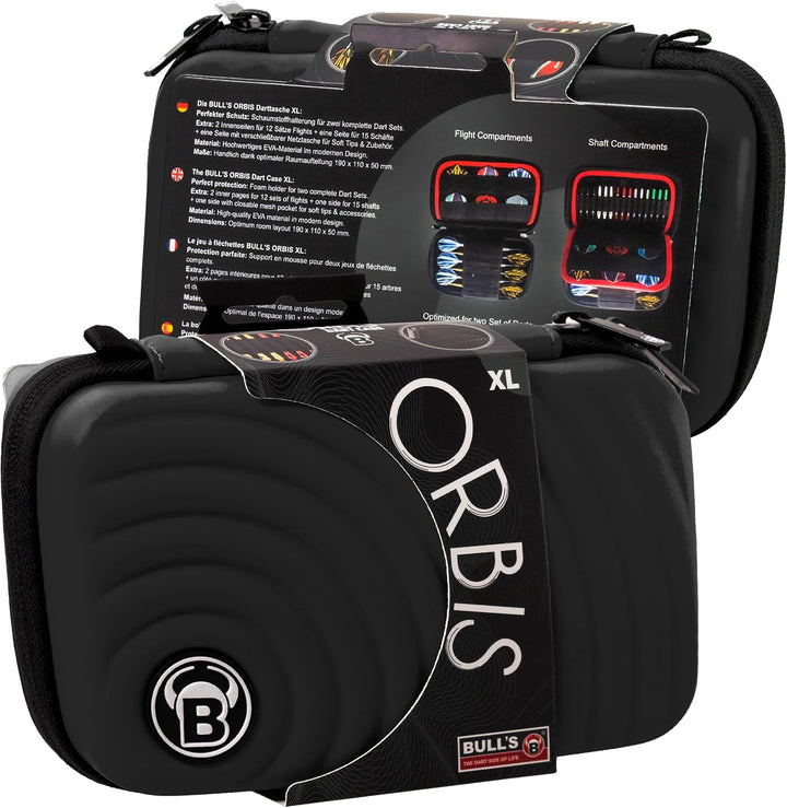 BULL'S Orbis XL Dartcase, schwarz, XL