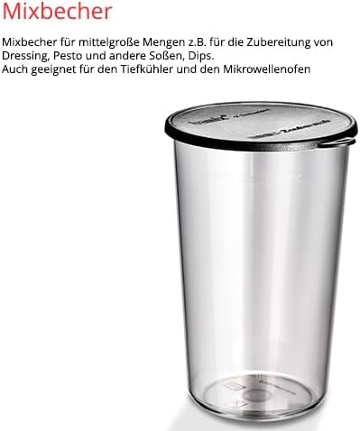 ESGE-Zauberstab M 160 G Gourmet, Stabmixer weiss, mit Zubehör, bis 15.000 U/Min, 90610 Single, Singl