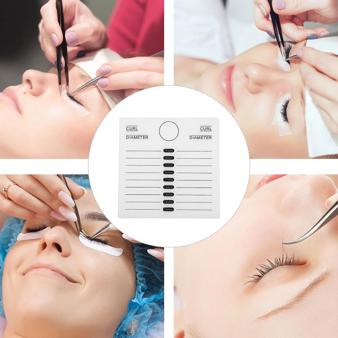 Lurrose Wimpernverlängerung Palette 2 Stück, Lash Extension Halter | 2-in-1 Wimpernverlängerung Pale