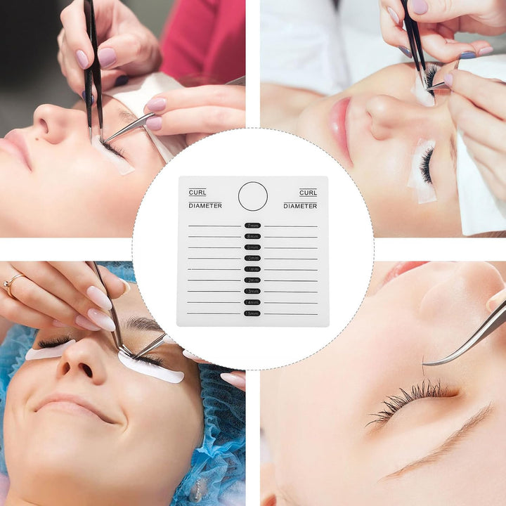 Lurrose Wimpernverlängerung Palette 2 Stück, Lash Extension Halter | 2-in-1 Wimpernverlängerung Pale