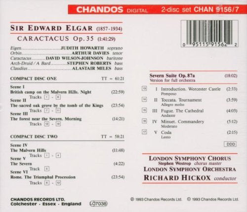 Caractacus Op. 35, Audio-CD