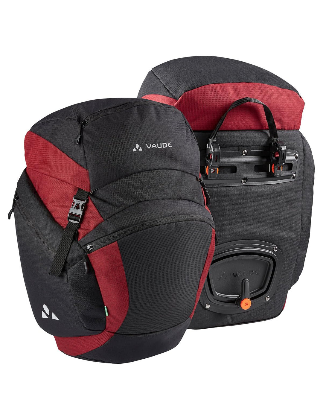 Vaude OnTour Back Hinterradtaschen, Einheitsgrösse Einheitsgrösse Black/Carmine, Einheitsgrösse Blac