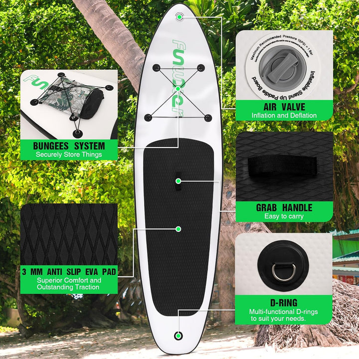 FunWater Aufblasbares Stand Up Paddle Board 10&