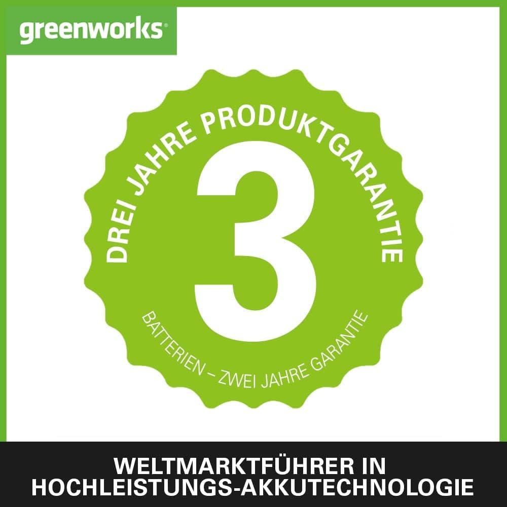 Greenworks Akku-Druckreiniger G24PWK4 (Li-Ion 24V 300 Watt Motorleistung 24 bar Druck 180 l/h Durchf