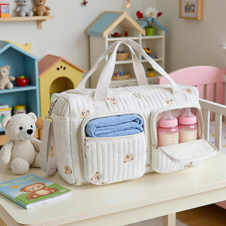Vielseitige Wickeltasche für Mütter: Baby und Umstandstasche - leichte gepolsterte Wickeltasche für