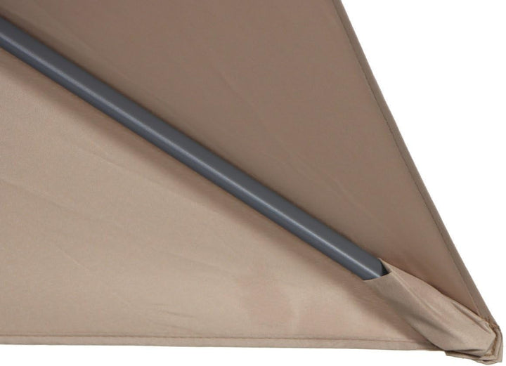 Trend Line Alu Marktschirm Lagos mocca 200 x 300 cm Sonnenschirm Gartenschirm