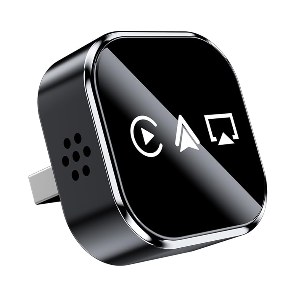 Weciau Carplay Wireless Adapter, 3-in-1 Wireless CarPlay Adapter, Upgrade Android Auto Wireless Adap