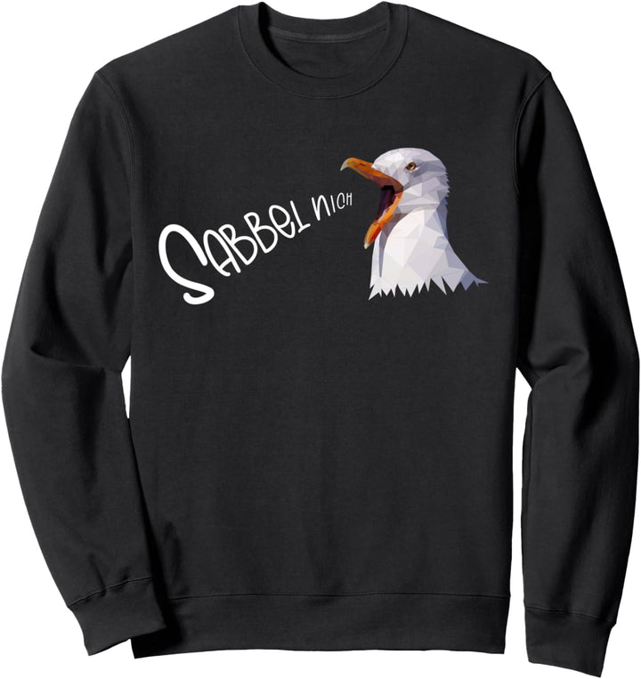 Möwe Seevogel Moin norddeutscher Spruch Tiermotiv Möwen Sweatshirt