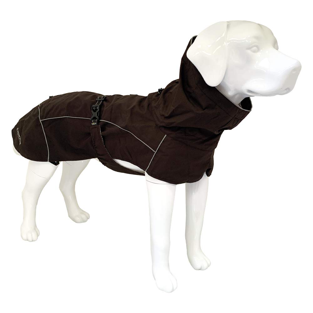 Croci Hiking Hundemantel, wasserdicht, für Hunde, Makalu, thermoregulierendes Futter, Schwarz, Gröss