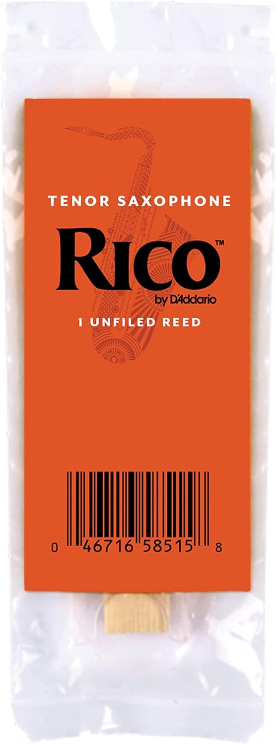 D'Addario Blätter für Tenorsaxophon, Stärke 2,5, 50er-Packung Stärke 2.5 50 Packung Single, Stärke 2