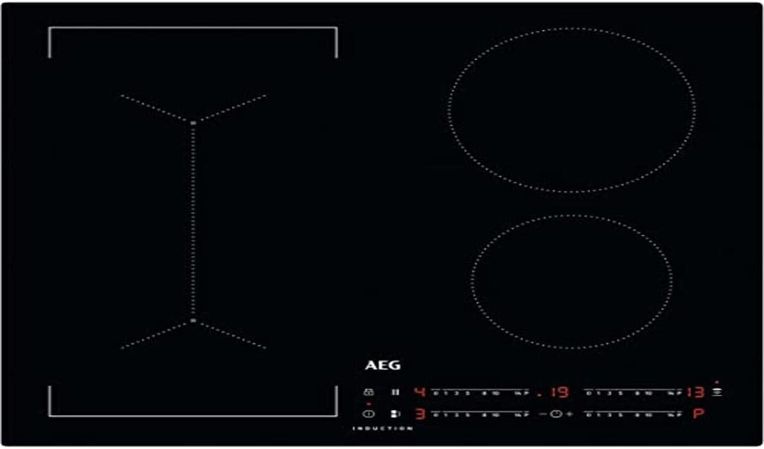 AEG IKB64443IB MaxiSense® Induktionskochfeld 60 cm 4 Kochzonen mit Brückenfunktion und kratzfester O