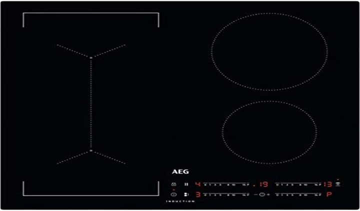 AEG IKB64443IB MaxiSense® Induktionskochfeld 60 cm 4 Kochzonen mit Brückenfunktion und kratzfester O
