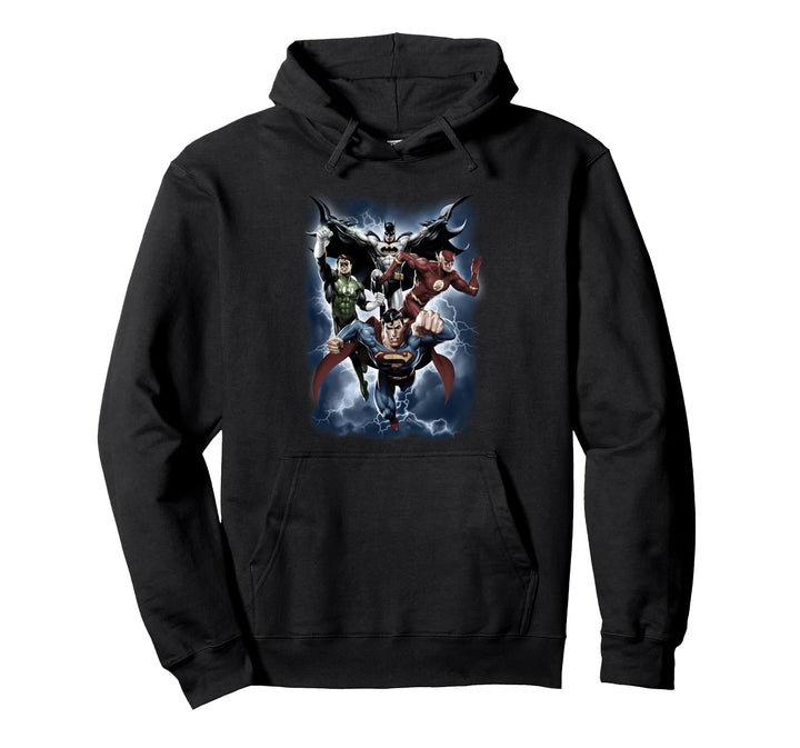 Justice League The Coming Storm Pullover Hoodie