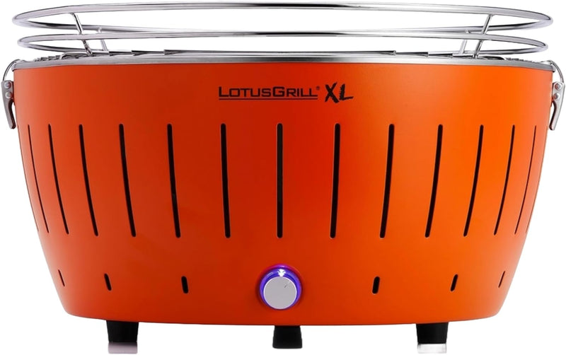 LotusGrill Kohlegrill Serie 435 XL, Zitrus, 43,5 x 35 x 25,7 cm, Oranje Orange, Orange