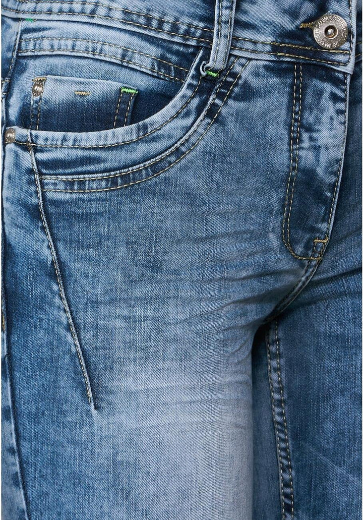 Cecil Damen Loose Fit Jeans 28W / 32L Authentic Used Wash, 28W / 32L Authentic Used Wash