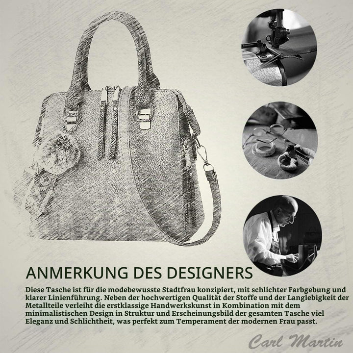 NICOLE &amp; DORIS Mode Handtaschen Damen Taschen Elegant Shopper Tote Leder Schultertasche Frauen Umhän