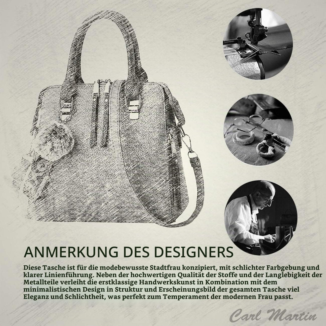 NICOLE &amp; DORIS Mode Handtaschen Damen Taschen Elegant Shopper Tote Leder Schultertasche Frauen Umhän