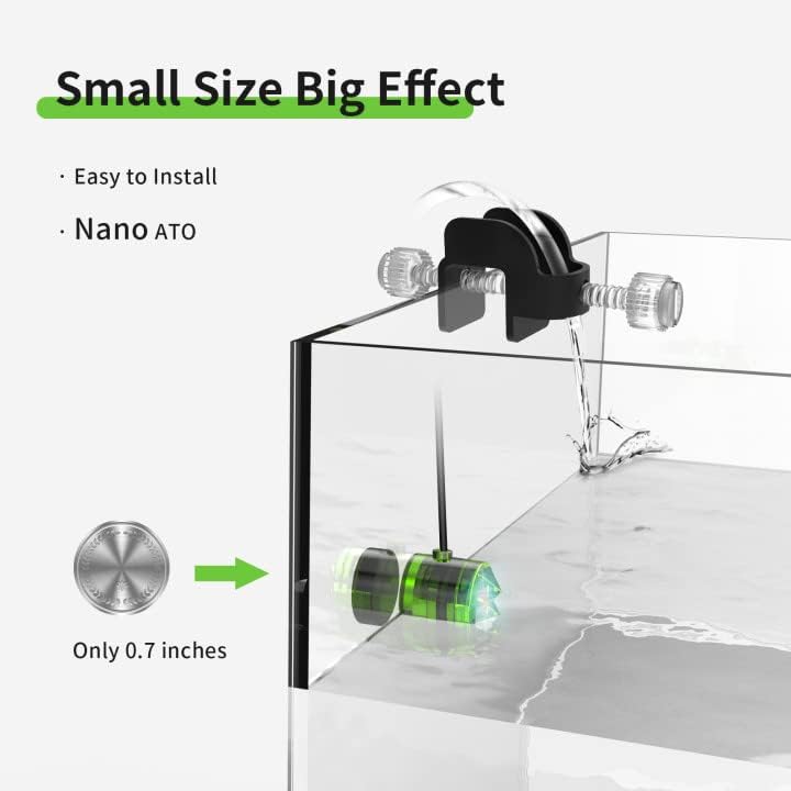 Fzone Automatisches Nachfüllsystem ATO für Aquarium mit Pumpe zur Obenbefüllung, Wassernachfüller mi