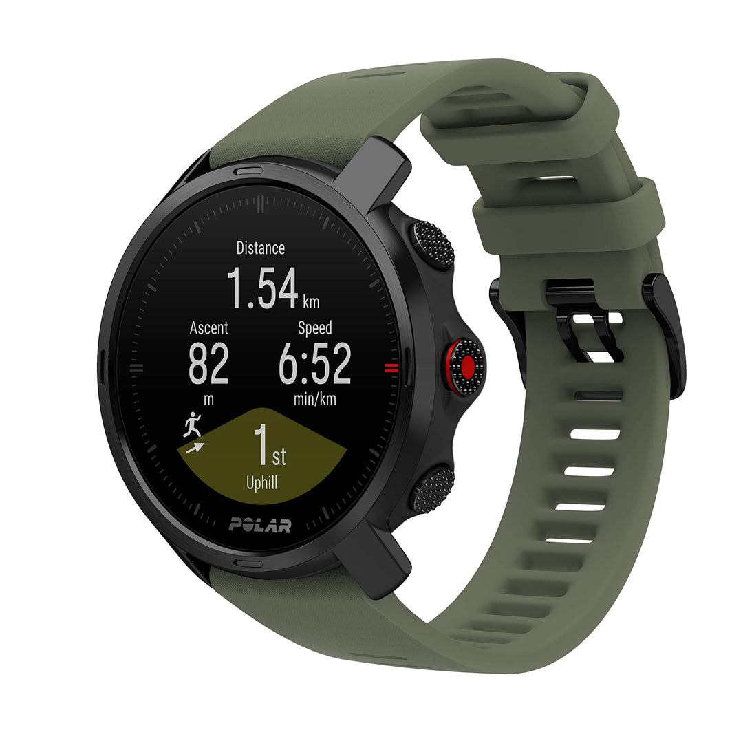 Polar Grit X - Outdoor Multisport GPS Smartwatch - Ultralange Akkulaufzeit, optische Pulsmessung, Mi