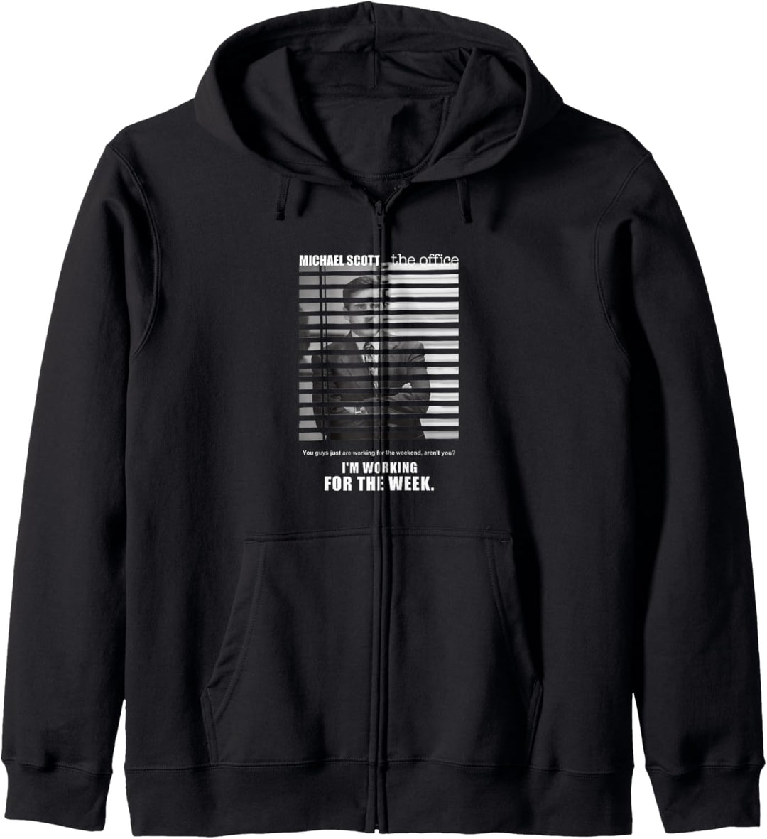 The Office Arbeiten für die Woche Kapuzenjacke