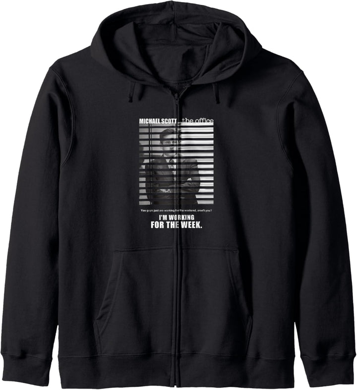 The Office Arbeiten für die Woche Kapuzenjacke