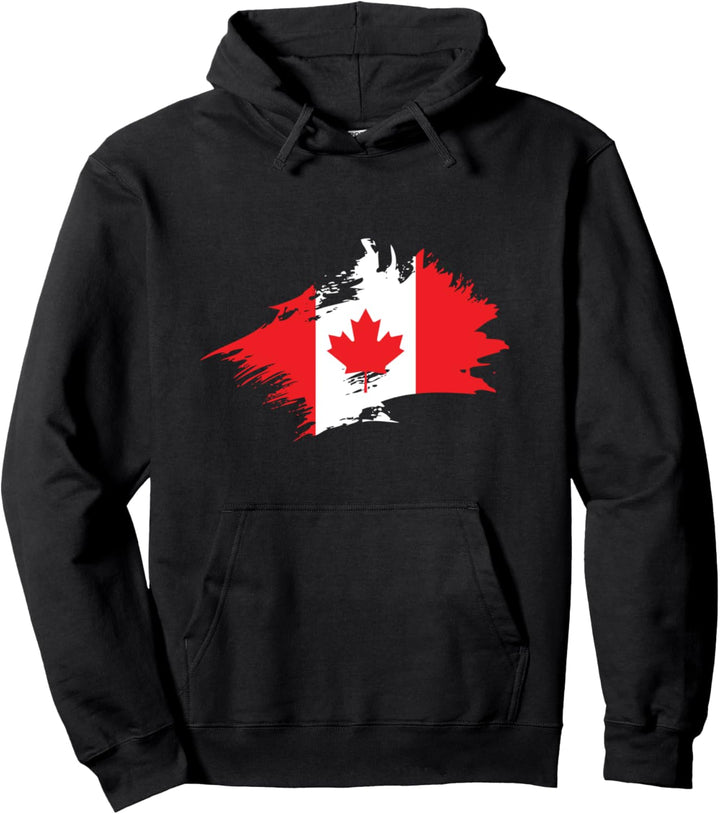 Kanada Flagge Canada Fahne Kanadische Wappen Kanadier Kanada Pullover Hoodie