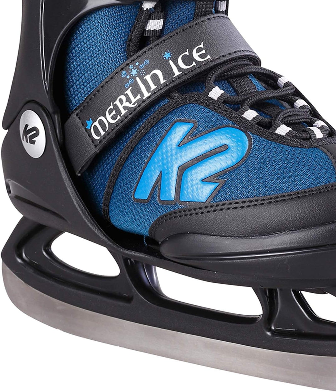K2 Jungen Merlin Ice, Black-Blue Skates S (EU: 29-34 / UK: 10-1 / US: 11-2) black - blue, S (EU: 29-