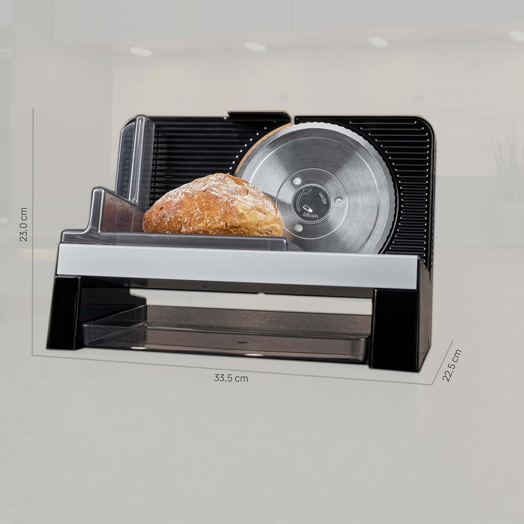 ritter E 16 Duo Plus Elektrischer Allesschneider &amp; Schneidemaschine aus Metall mit ECO-Motor, Made i
