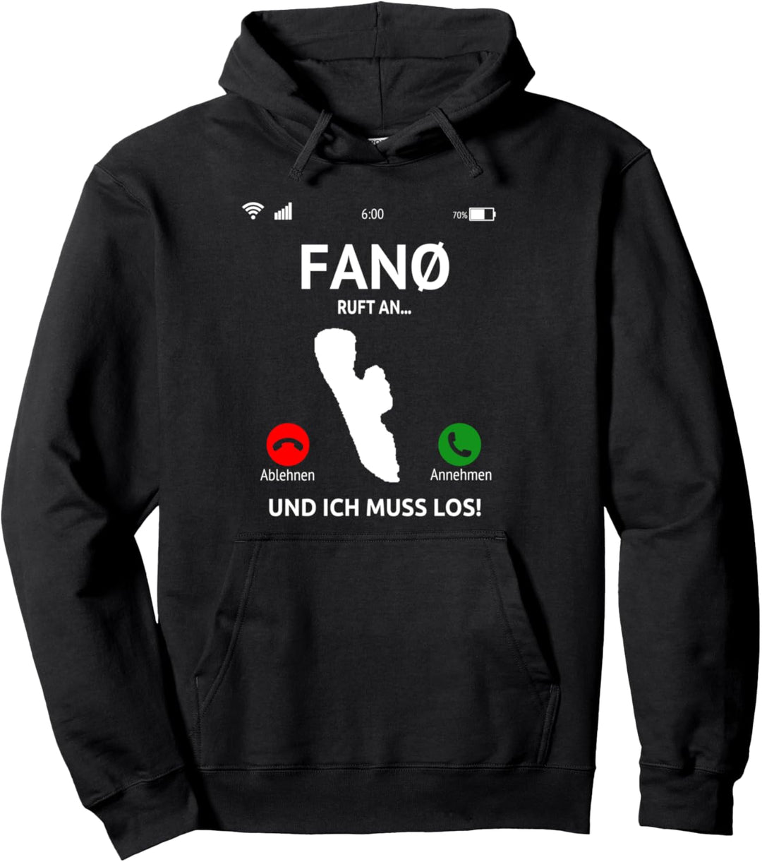 Fanø Ruft An Design - Fanö Dänemark Urlaub - Insel Fanø Pullover Hoodie