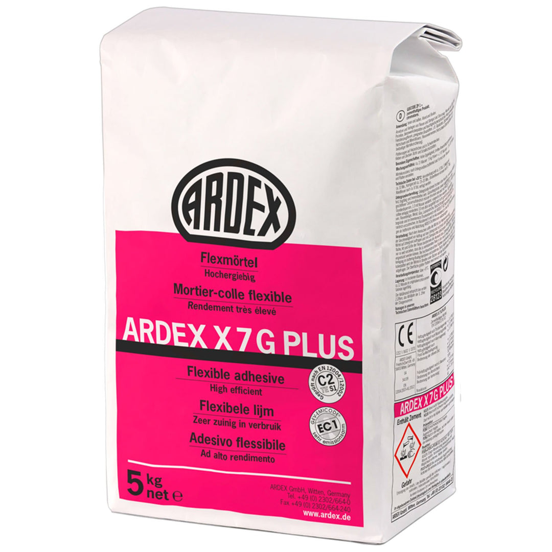 ARDEX x 7 G PLUS Flexmörtel (5 Kilogramm), 5 Kilogramm