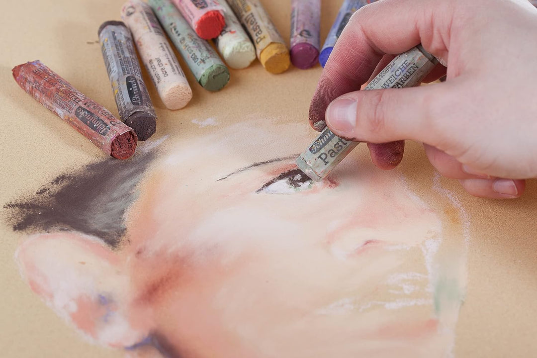 Schmincke – Pastell, 15 Farben „Portrait“, 77 415 097, Kartonset mit 15 Pastellstiften, handgefertig