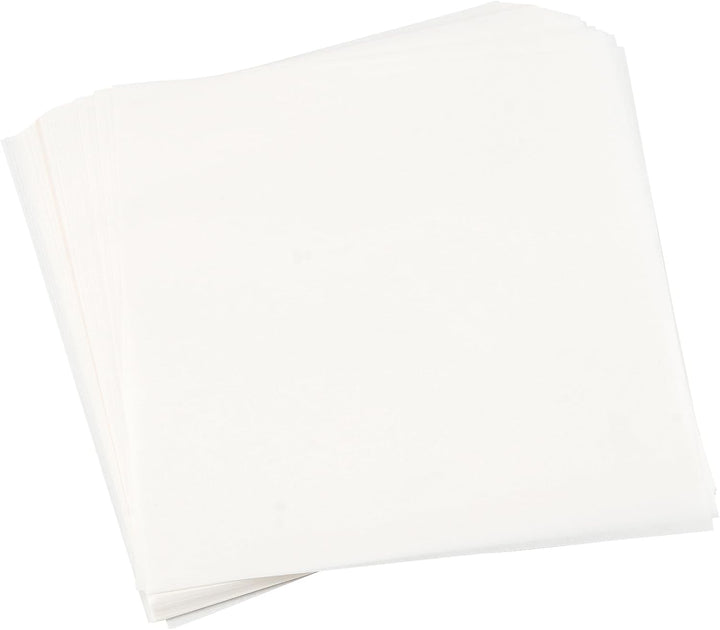 1000 Blätter 15x15 cm Burgerpapier Weiss, Burger Patty Papier für Burgerpresse, Hamburger Papier Ant
