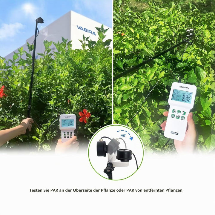 VBR-Plant PAR Meter R,G,B PAR Seperately Daily Light Integral Weiss, Weiss
